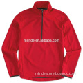 Lightweight Active Wear Jackets High Quality 1/4 Zip 100% polyester Knit Soft Shell Jacket For Men